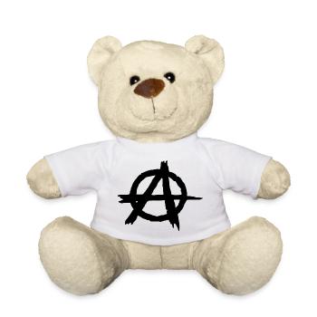 Anarchy - Teddy Bear - white - Front