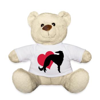 Barsoi meine Liebe - Teddy - Weiß - Vorne