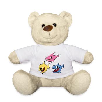 Fish group - Teddy Bear - white - Front