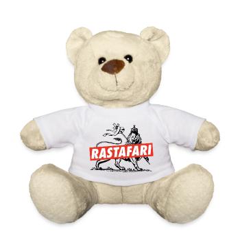 Lion of Judah - Rastafari - Teddy - Weiß - Vorne