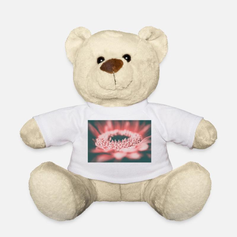 Retro Flowers - Teddy - Weiß