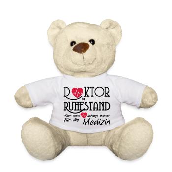 Doktor Ruhestand Rente Arzt Medizin Geschenk - Teddy - Weiß - Vorne