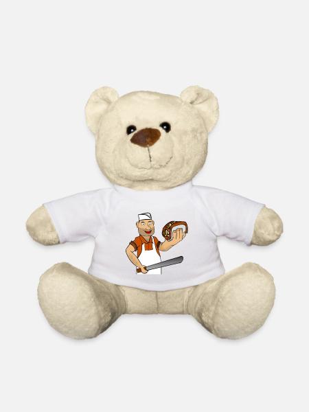 Ali the nice kebab man - Teddy Bear - white
