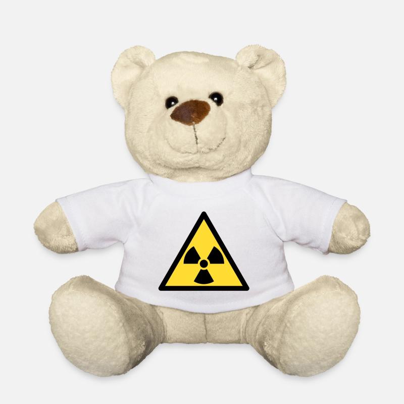 radioaktiv - Teddy - Weiß
