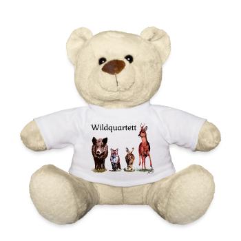 Wild Quartet - Teddy Bear - white - Front