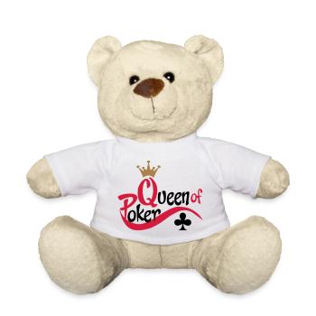 poker queen - Nounours - blanc - Devant
