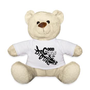 Les bonnes filles plongent - Nounours - blanc - Devant