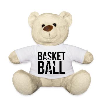 Basketball - Teddy Bear - white - Front