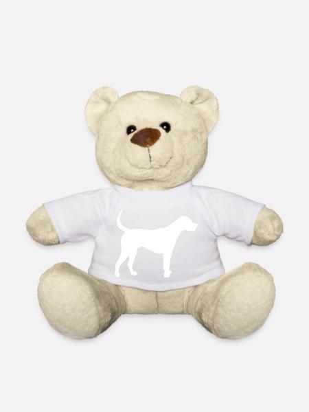 Dog; White - Teddy Bear - white