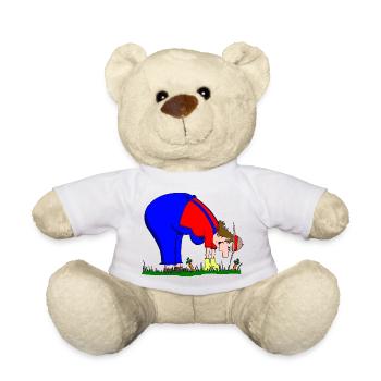 garden - Teddy Bear - white - Front
