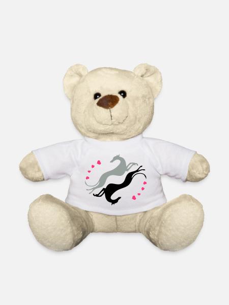 Windhundrennen Wäschetrockner - Teddy - Weiß