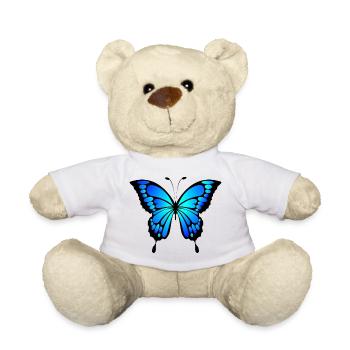 Butterfly - Teddy Bear - white - Front