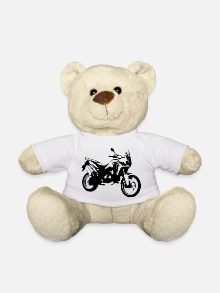 africa twin_einfarbig - Teddy - Weiß