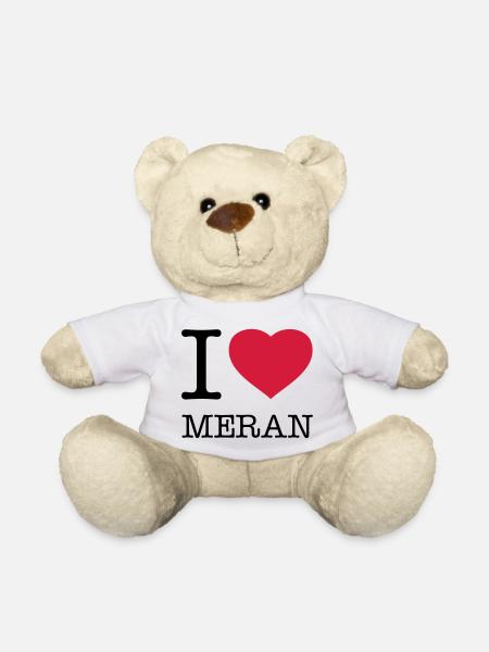 I LOVE MERAN - Teddy - Weiß