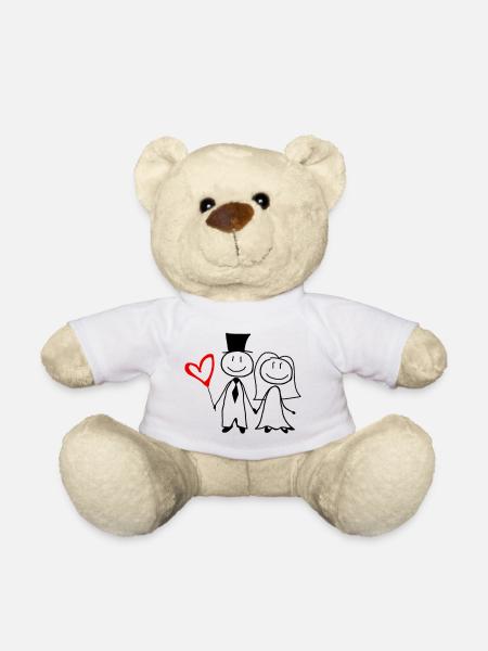 Honeymooners - Teddy Bear - white