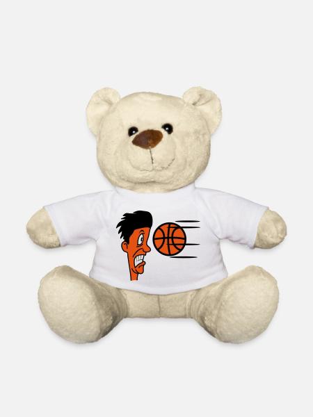 Basketball sport witzig cool - Teddy - Weiß