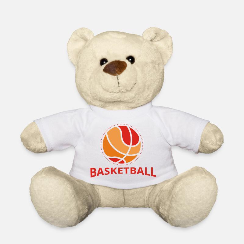 Basketball Retro Design - Teddy - Weiß