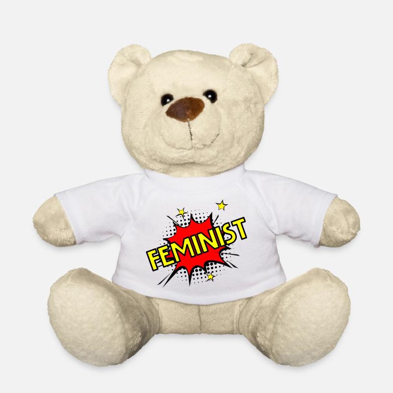 Féministe - Nounours - blanc