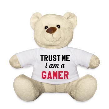 Gamer / Gaming - Nounours - blanc - Devant