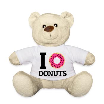 I love donuts - Nounours - blanc - Devant