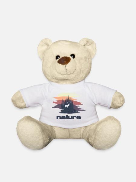 Natura - Design - Teddybjørn - hvid