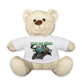 F 718Vario mean and green - Teddy Bear - white - Front