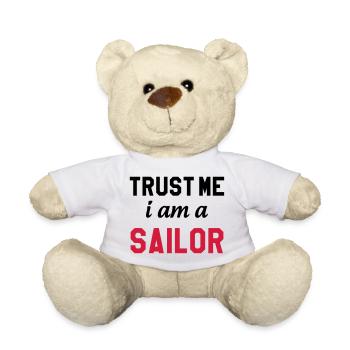 Sailor / Marine / Marin / Boat / Sea / Navy - Teddy Bear - white - Front
