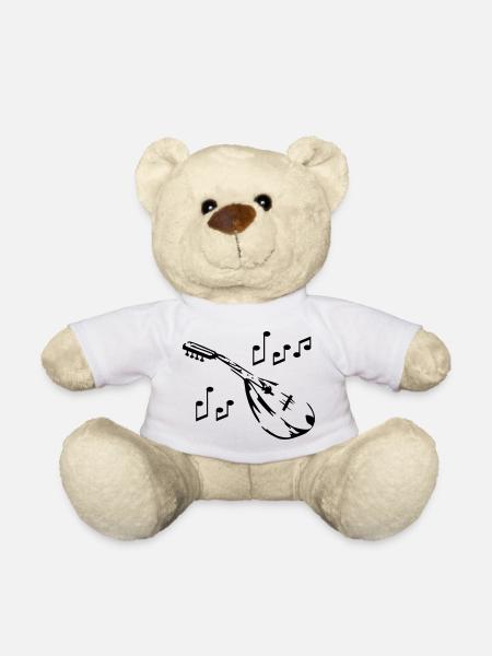 mandoline - Nounours - blanc