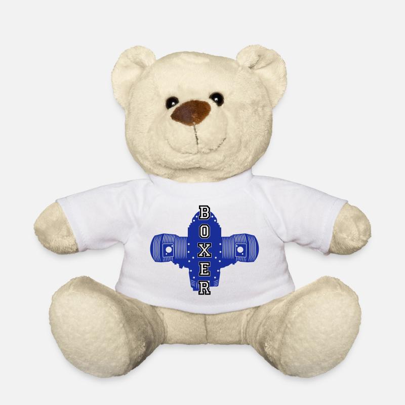 Boxermotor Motorrad Motorradfahrer Biker Motor - Teddy - Weiß