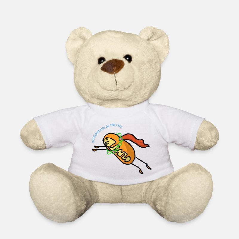 Krafthaus der Zelle, Mitochondrien, Biologie Arty - Teddy - Weiß