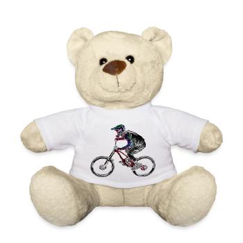 vtt mtb downhill - Nounours - blanc - Devant