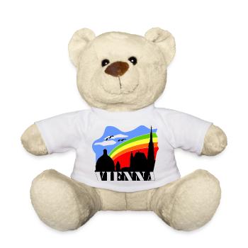 Arc-en-ciel de Vienne - Nounours - blanc - Devant
