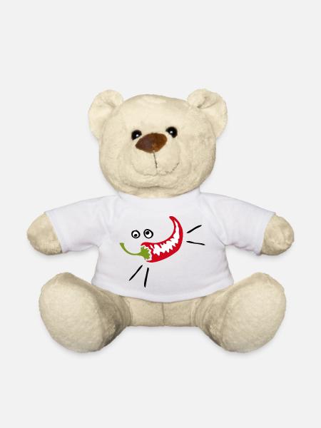 hot_pepper - Teddy Bear - white
