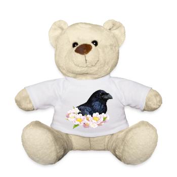 Raven - Teddy Bear - white - Front
