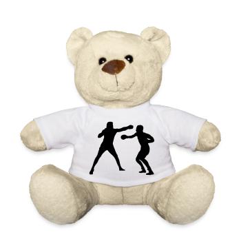 Entraînement de combat de boxe - Nounours - blanc - Devant