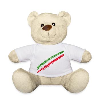 Italien Streifen - Teddy - Weiß - Vorne