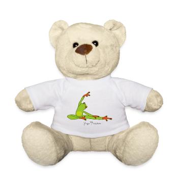 Frosch-Yoga Leidenschaft - Teddy - Weiß - Vorne