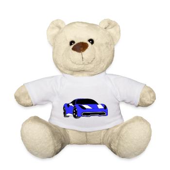Auto Sportwagen - Teddy - Weiß - Vorne