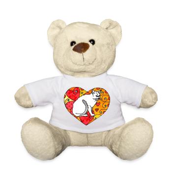 Herz - Teddy - Weiß - Vorne