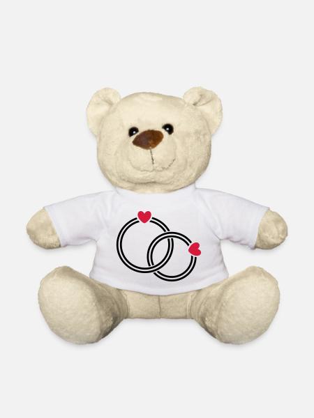 Eheringe - Teddy - Weiß