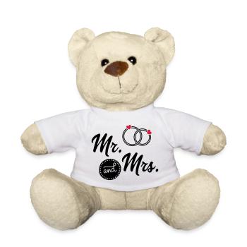 wedding - Teddy Bear - white - Front