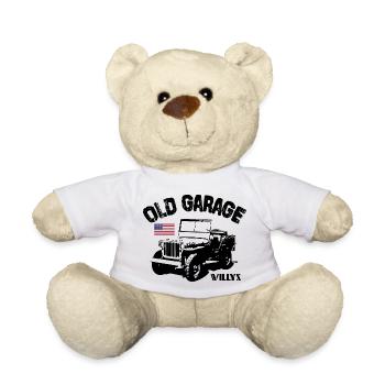 Old Garage Jeep - Nounours - blanc - Devant