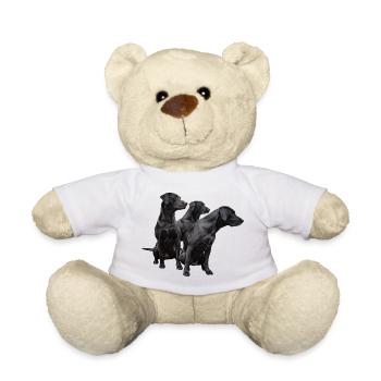 Labrador Retriever Labrador Retriever Chiens Chiens - Nounours - blanc - Devant
