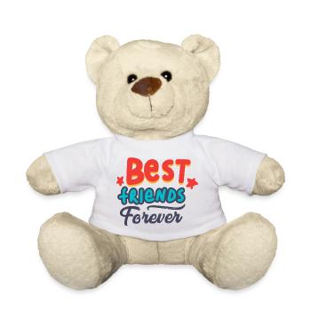 best friends - Teddy Bear - white - Front