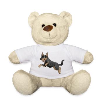 Sport Dog - Kelpie - Black Fire - Teddy Bear - white - Front