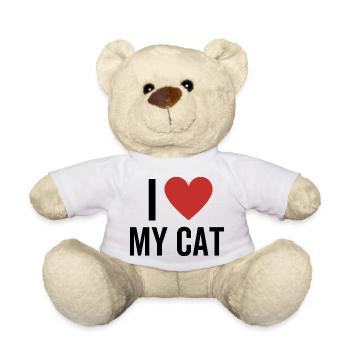 I Love My Cats - Teddy - Weiß - Vorne