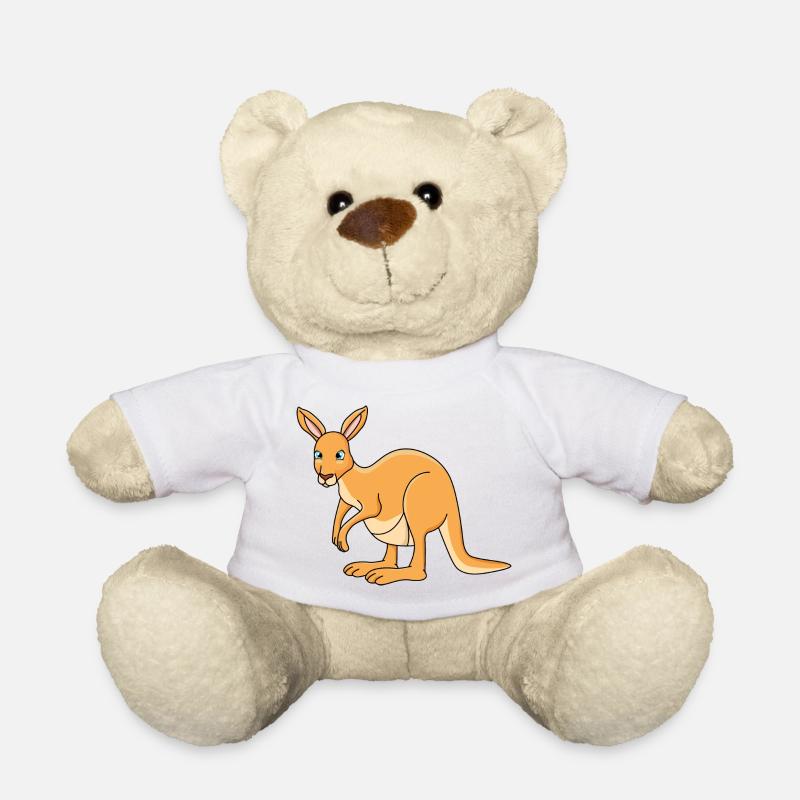 Känguru Cartoon - Teddy - Weiß