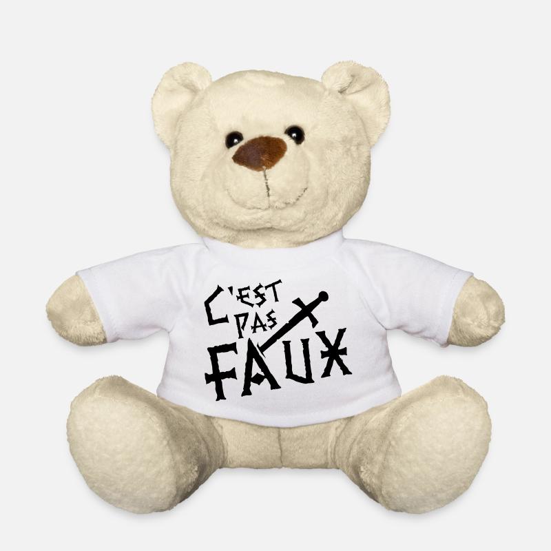C'est pas faux ! légende de Camelot - Nounours - blanc