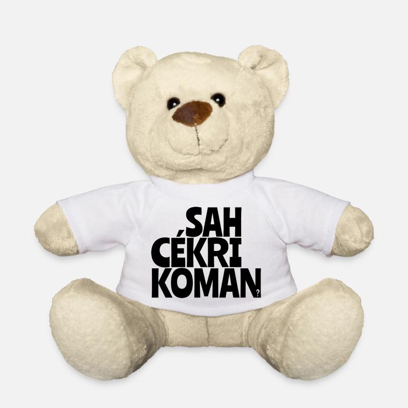 sah cékri koman - Nounours - blanc