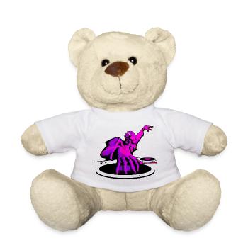 disc jockey - Teddy Bear - white - Front
